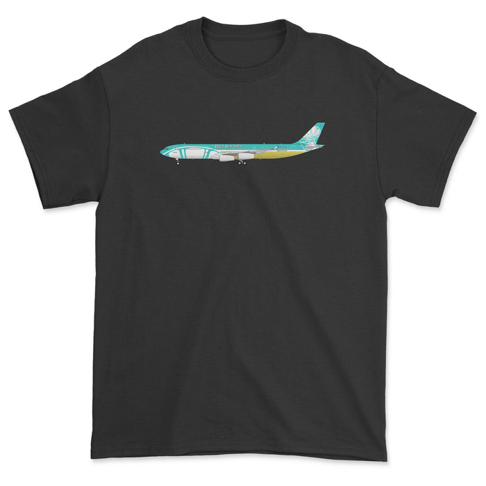 BWIA West Indies Airways Airbus A340 Unisex T-Shirt - Black