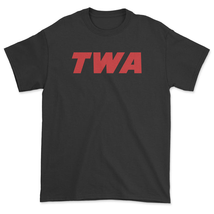 Trans World Airlines TWA Unisex T-Shirt - Black