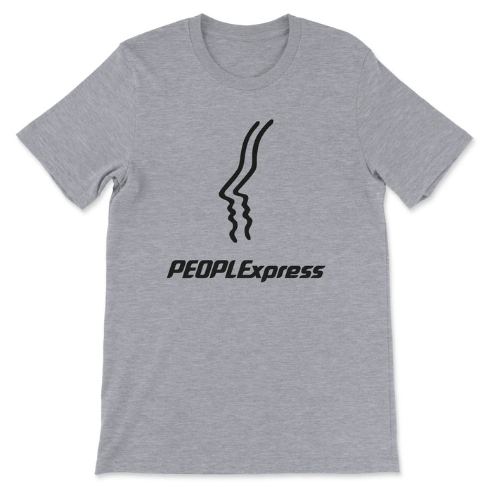 Vintage Designs Hub People Express Airlines Unisex T-Shirt - Athletic Heather