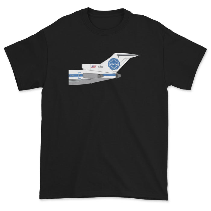 Pan Am Boeing 727 Tail Section Unisex T-Shirt - Black