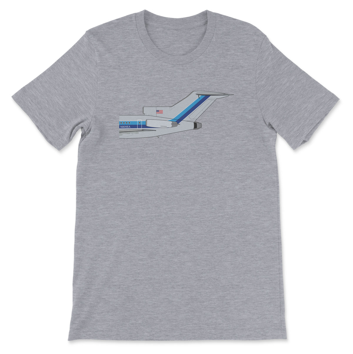 Eastern Airlines Boeing 727 Tail Section Unisex T-Shirt - Athletic Heather