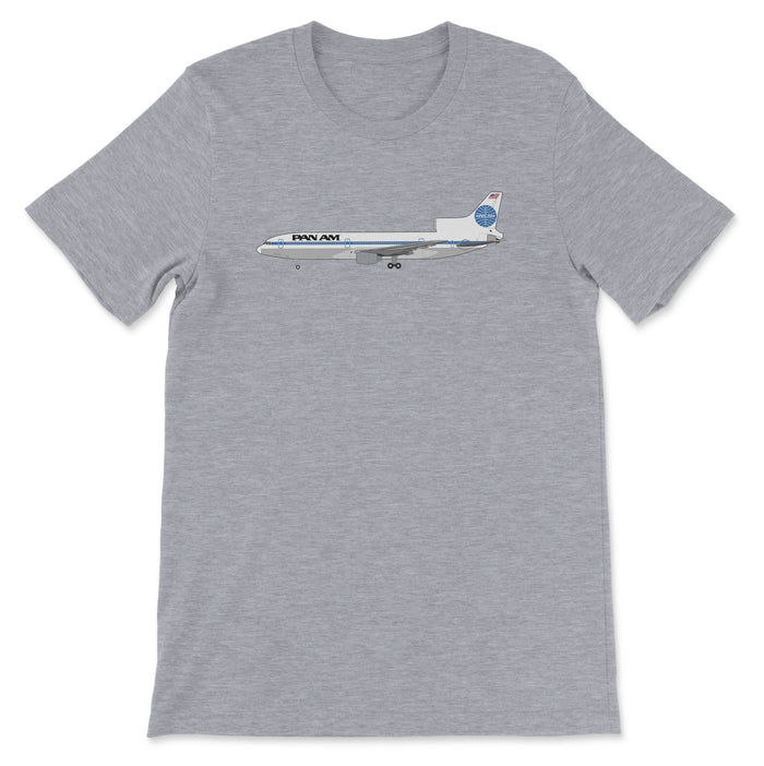 Pan Am Lockheed L-1011 Tristar Unisex T-Shirt - Athletic Heather