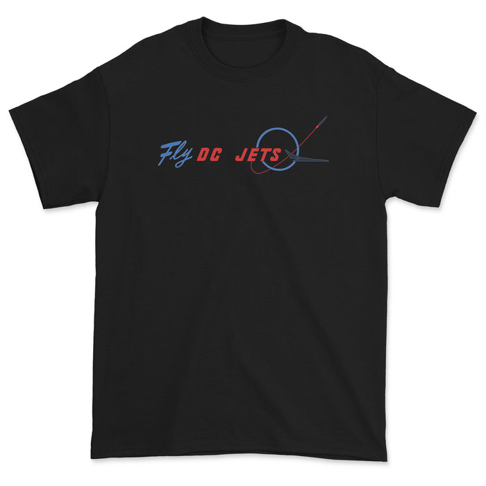 Fly DC Jets Sign Unisex T-Shirt - Black