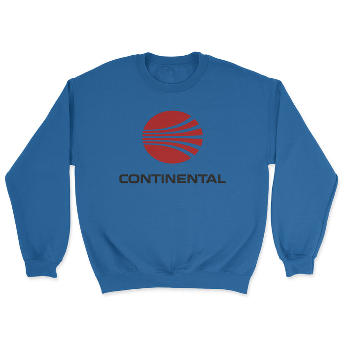 Continental Airlines Unisex Sweatshirt - Royal Blue