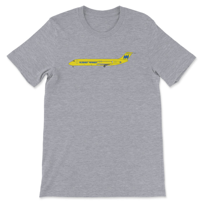 Hughes Airwest McDonnell Douglas DC-9 Unisex T-Shirt - Athletic Heather