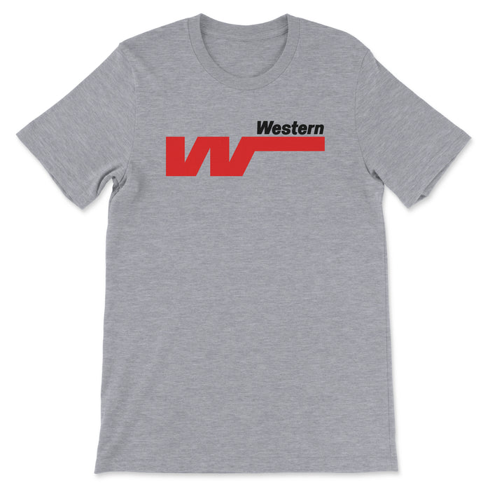 Western Airlines Unisex T-Shirt - Athletic Heather