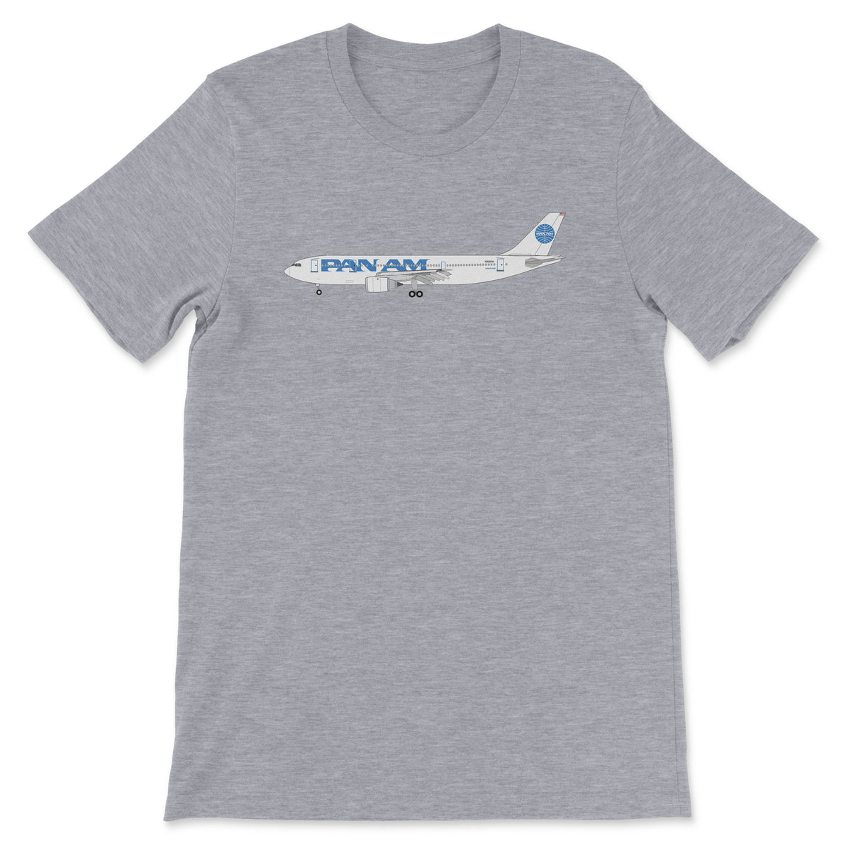 Pan Am Airbus A300 Unisex T-Shirt - Athletic Heather