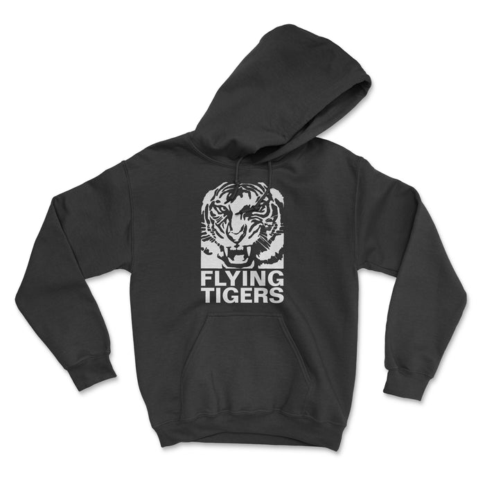 Flying Tigers Unisex Hoodie - Black