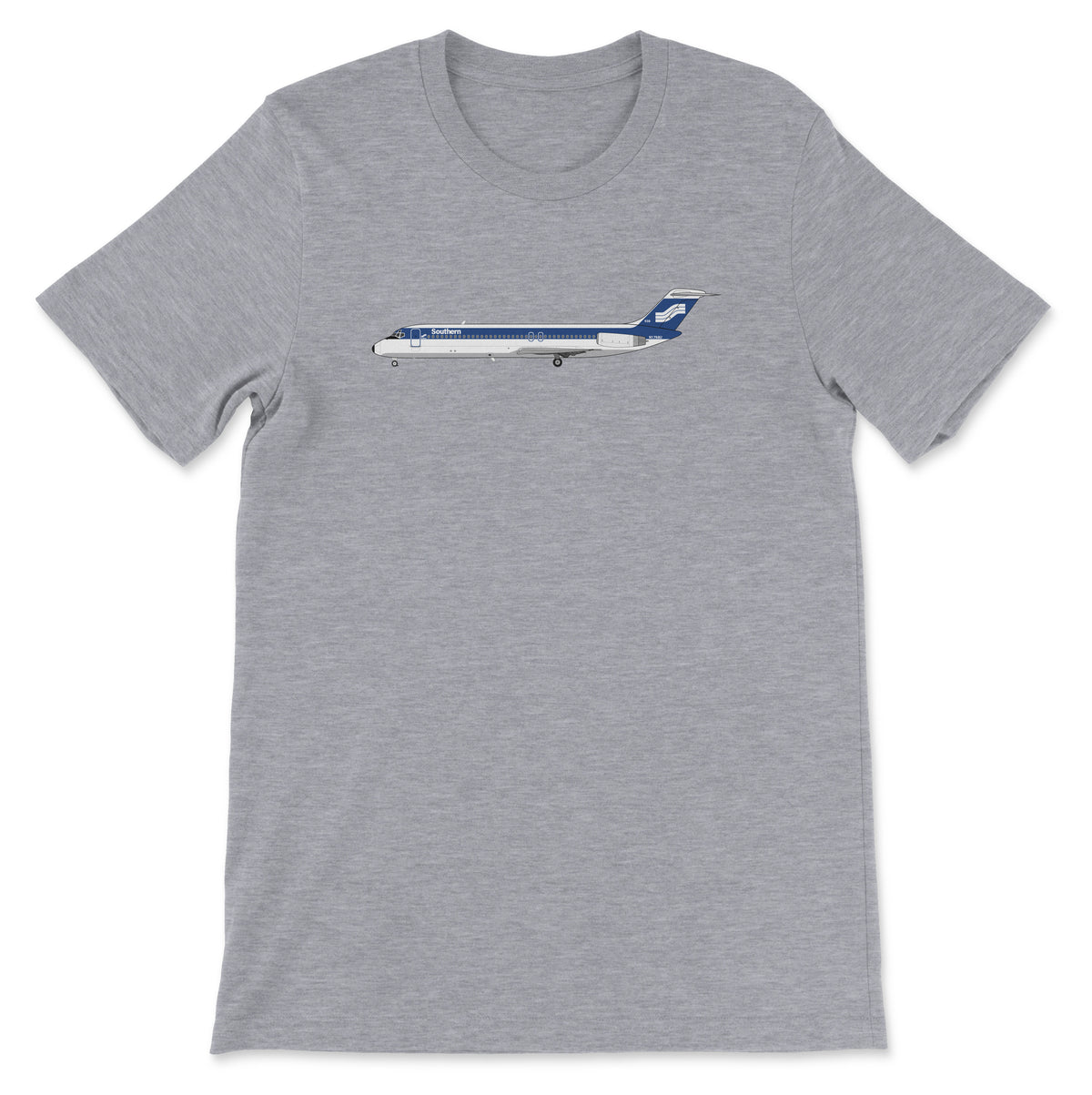 Southern Airways McDonnell Douglas DC-9 Unisex T-Shirt - Athletic Heather