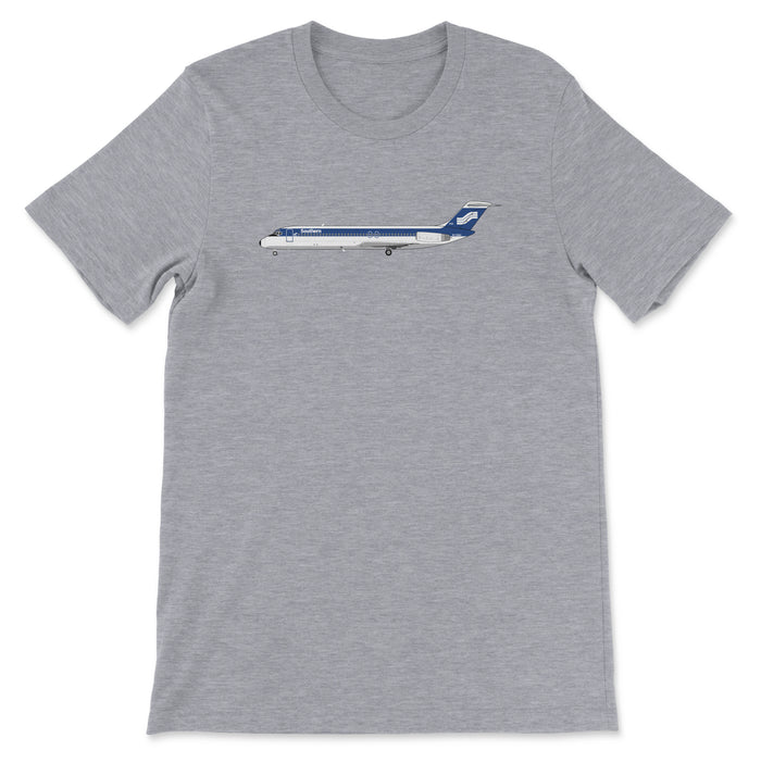 Southern Airways McDonnell Douglas DC-9 Unisex T-Shirt - Athletic Heather
