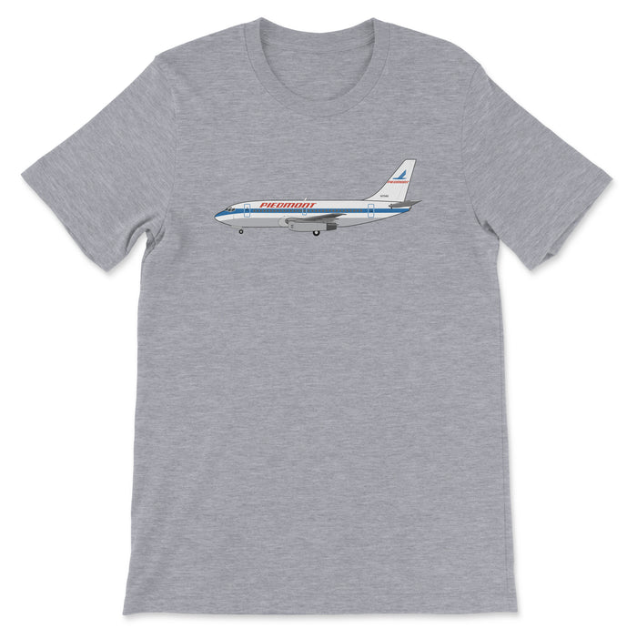 Piedmont Airlines Boeing 737 Unisex T-Shirt - Athletic Heather