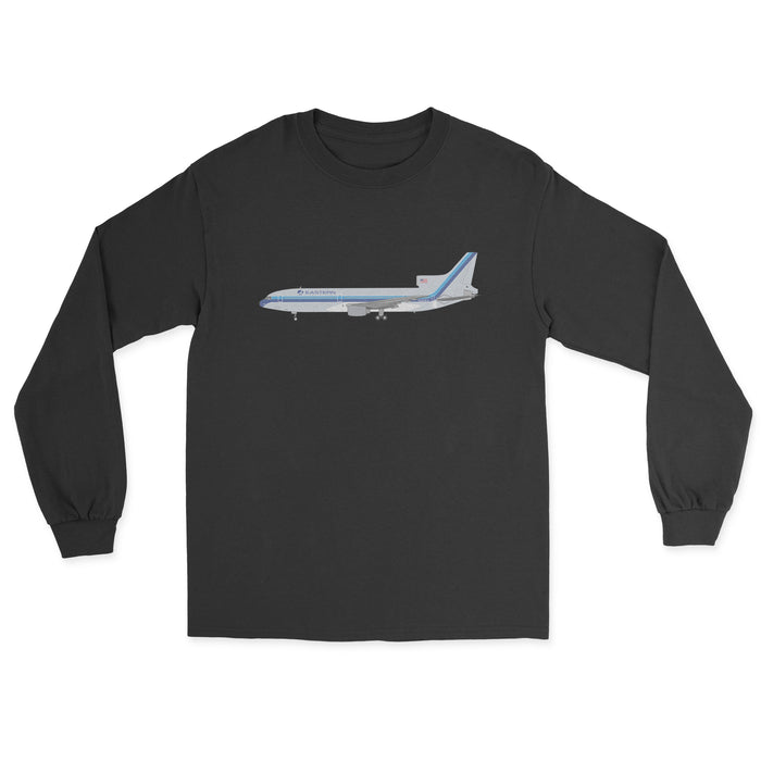 Eastern Airlines Lockheed L-1011 TriStar Unisex Long Sleeve T-Shirt - Black