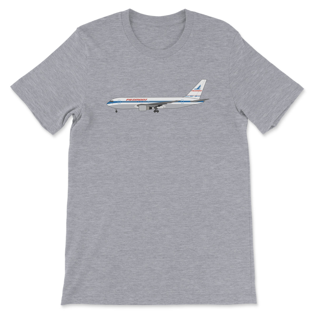 Piedmont Airlines Boeing 767 Unisex T-Shirt - Athletic Heather