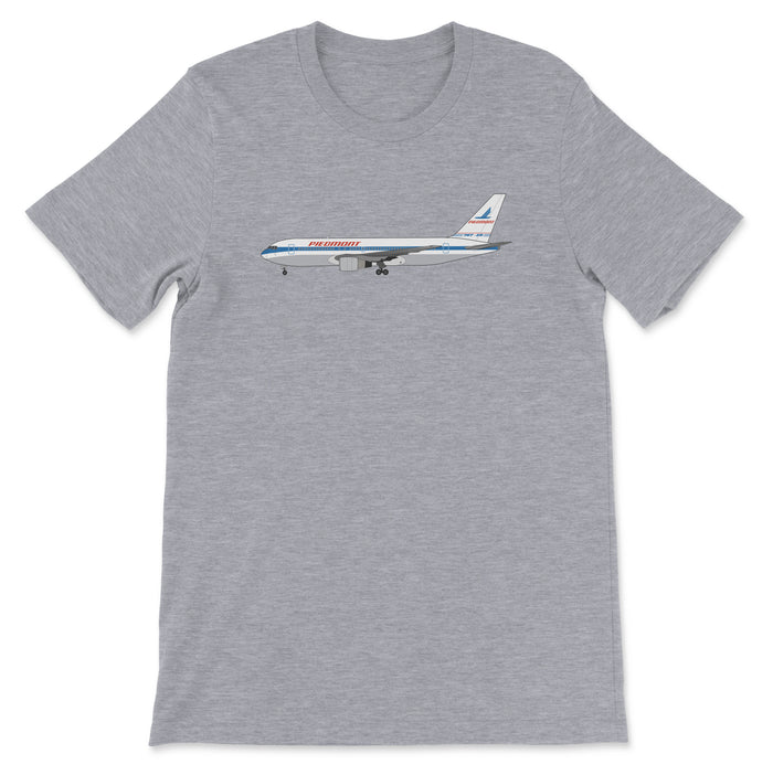 Piedmont Airlines Boeing 767 Unisex T-Shirt - Athletic Heather