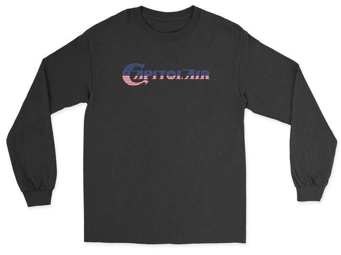 Capitol Air Unisex Long Sleeve T-Shirt - Black