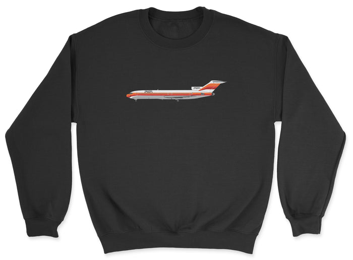 PSA Boeing 727 Unisex Sweatshirt - Black