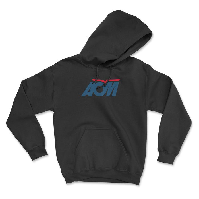AOM French Airlines Unisex Hoodie - Black