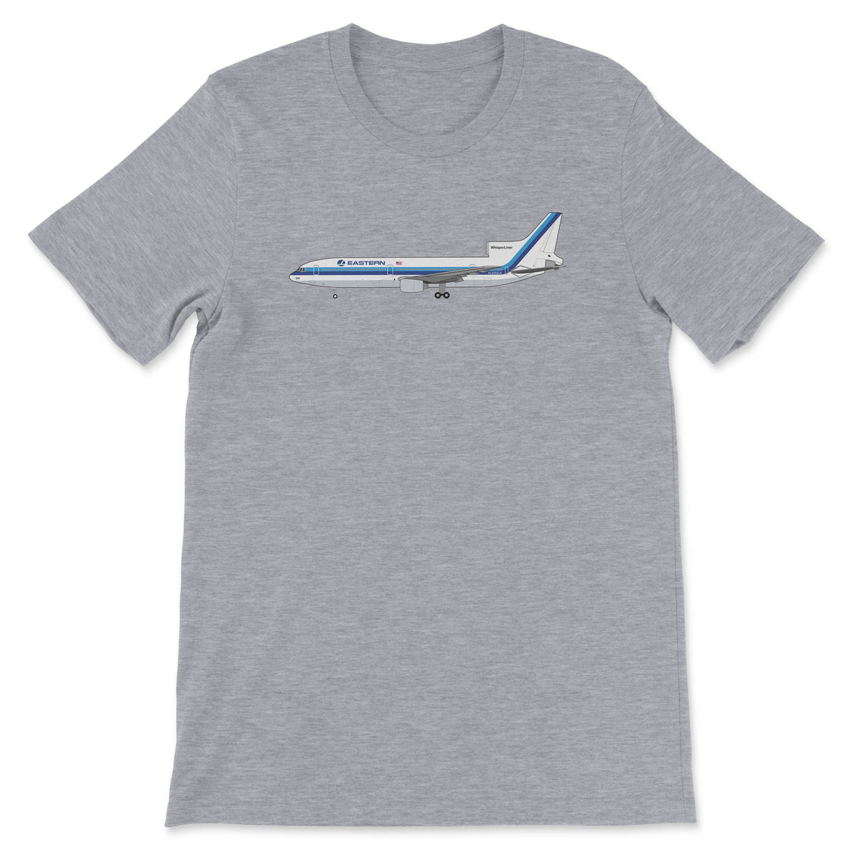 Eastern Airlines Lockheed L-1011 Tristar Unisex T-Shirt - Athletic Heather