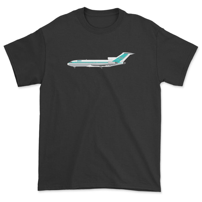 BWIA West Indies Airways Boeing 727 Unisex T-Shirt - Black