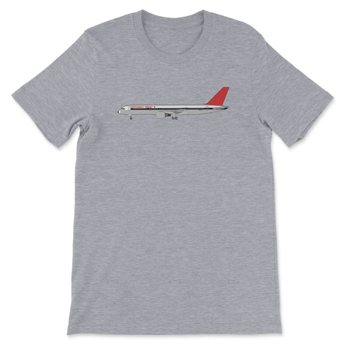 Northwest Orient Airlines Boeing 757 Unisex T-Shirt - Athletic Heather