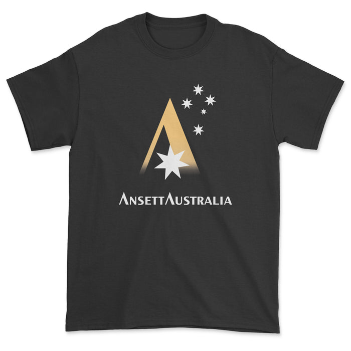 Ansett Australia Unisex T-Shirt - Black