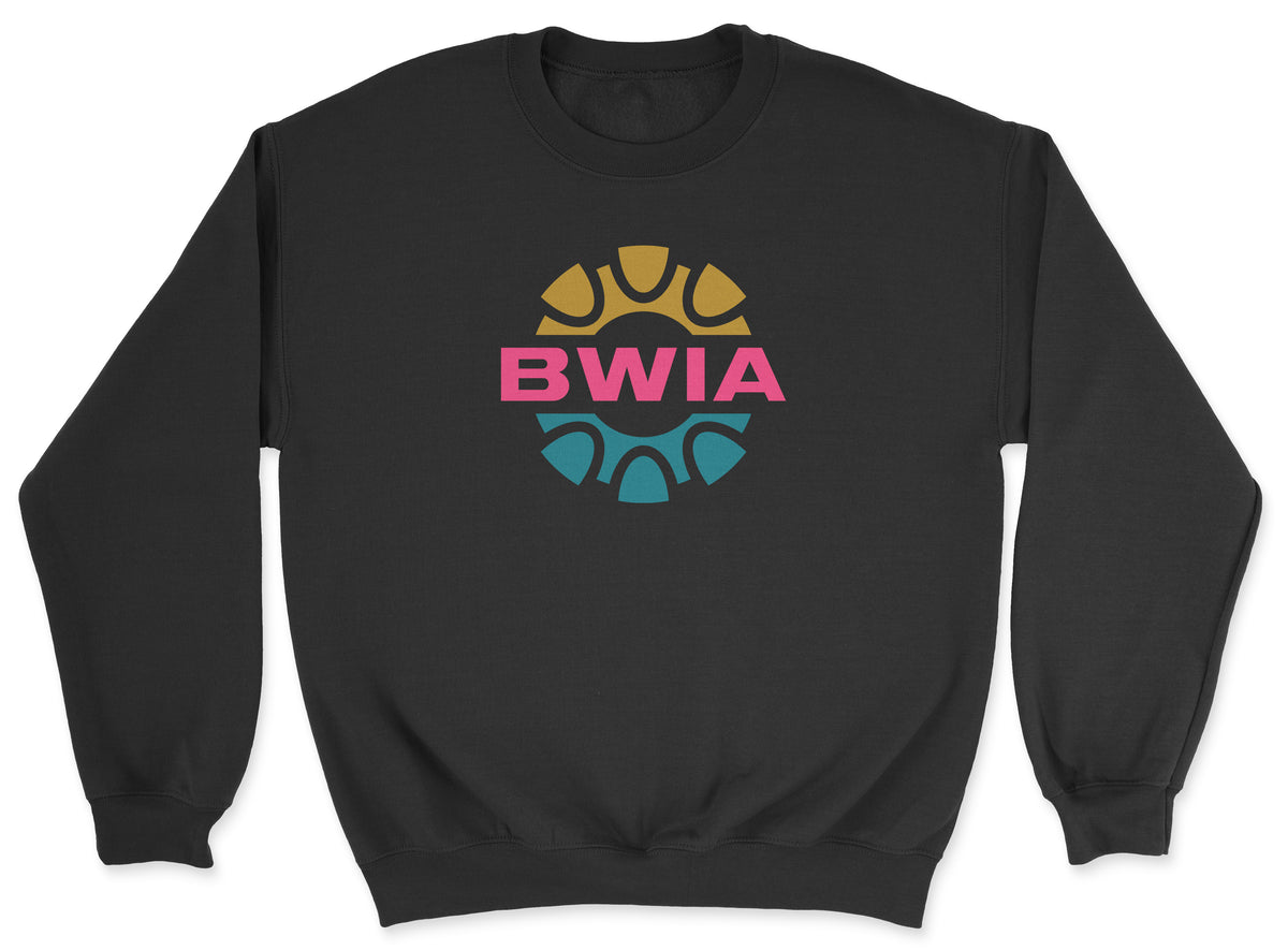 BWIA West Indies Airways Unisex Sweatshirt - Black