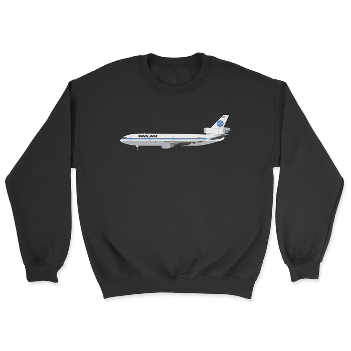 Pan Am McDonnell Douglas DC-10 Unisex Sweatshirt - Black