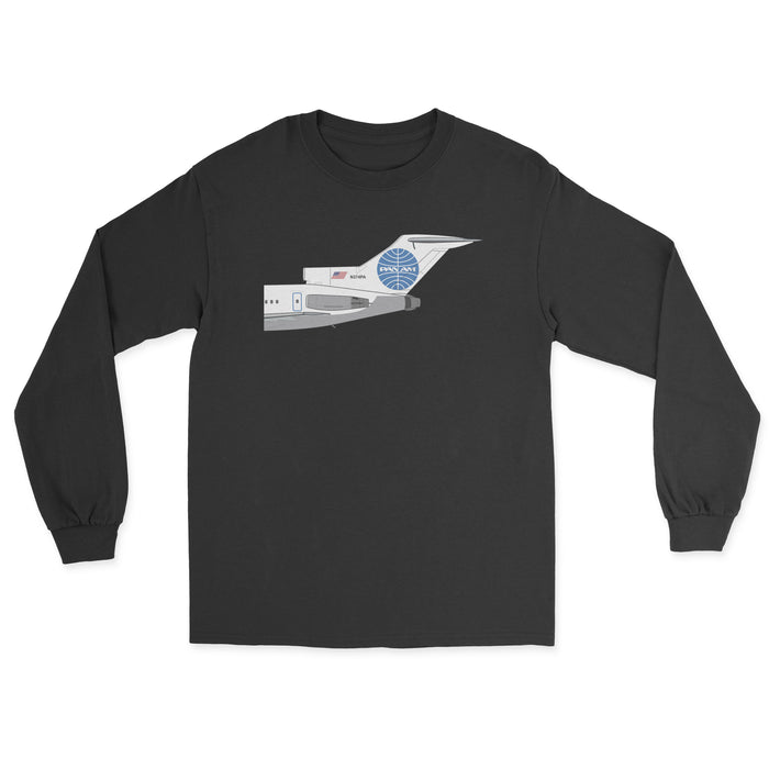 Pan Am Boeing 727 Tail Sections Unisex Long Sleeve T-Shirt - Black