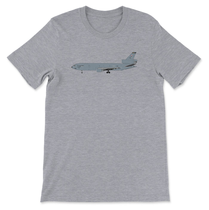 United States Air Force USAF McDonnell Douglas KC-10 Extender Unisex T-Shirt - Athletic Heather