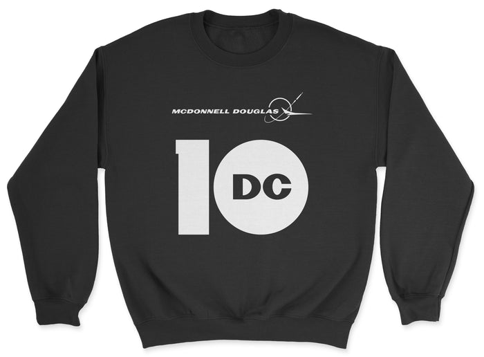 McDonnell Douglas DC-10 Unisex Sweatshirt - Black