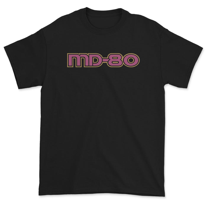 McDonnell Douglas MD-80 Unisex T-Shirt - Black