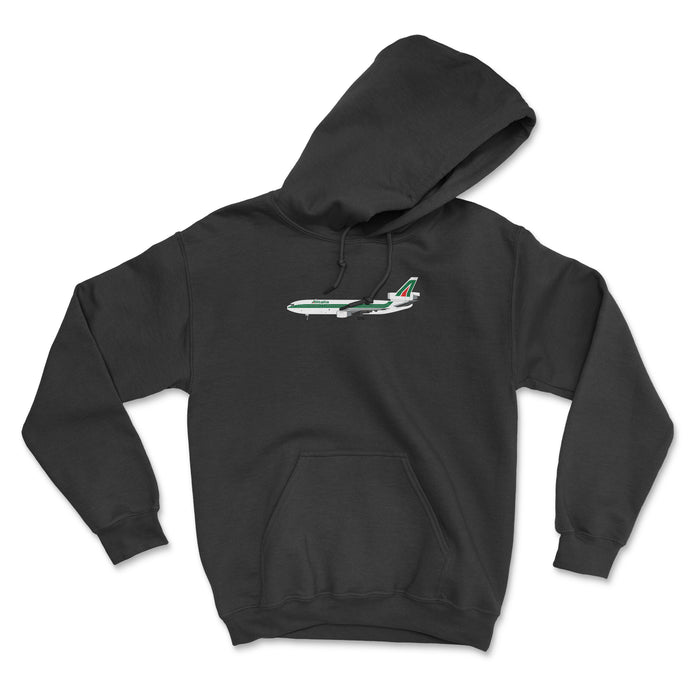 Alitalia McDonnell Douglas DC-10 Unisex Hoodie - Black