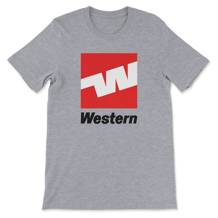 Western Airlines Unisex T-Shirt - Athletic Heather