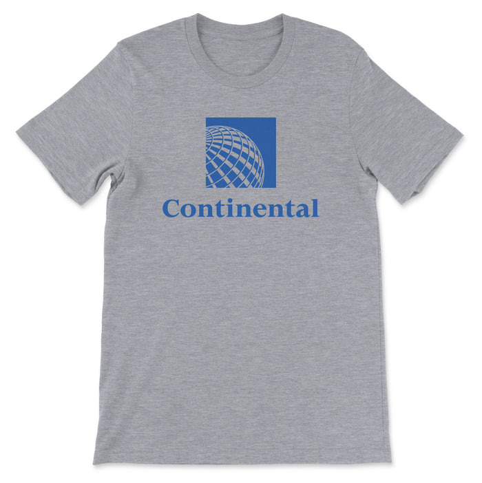 Continental Airlines Unisex T-Shirt - Athletic Heather