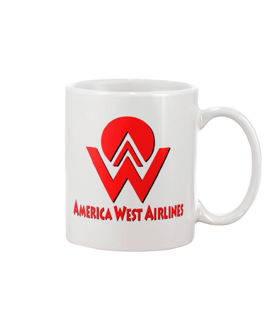 America West Airlines Coffee Mug - White