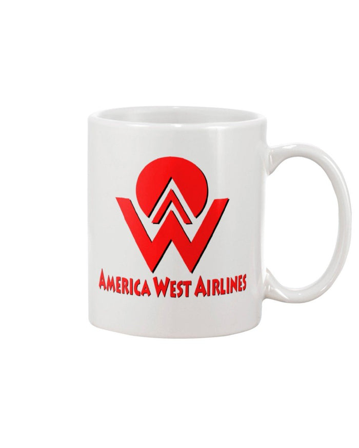 America West Airlines Coffee Mug - White