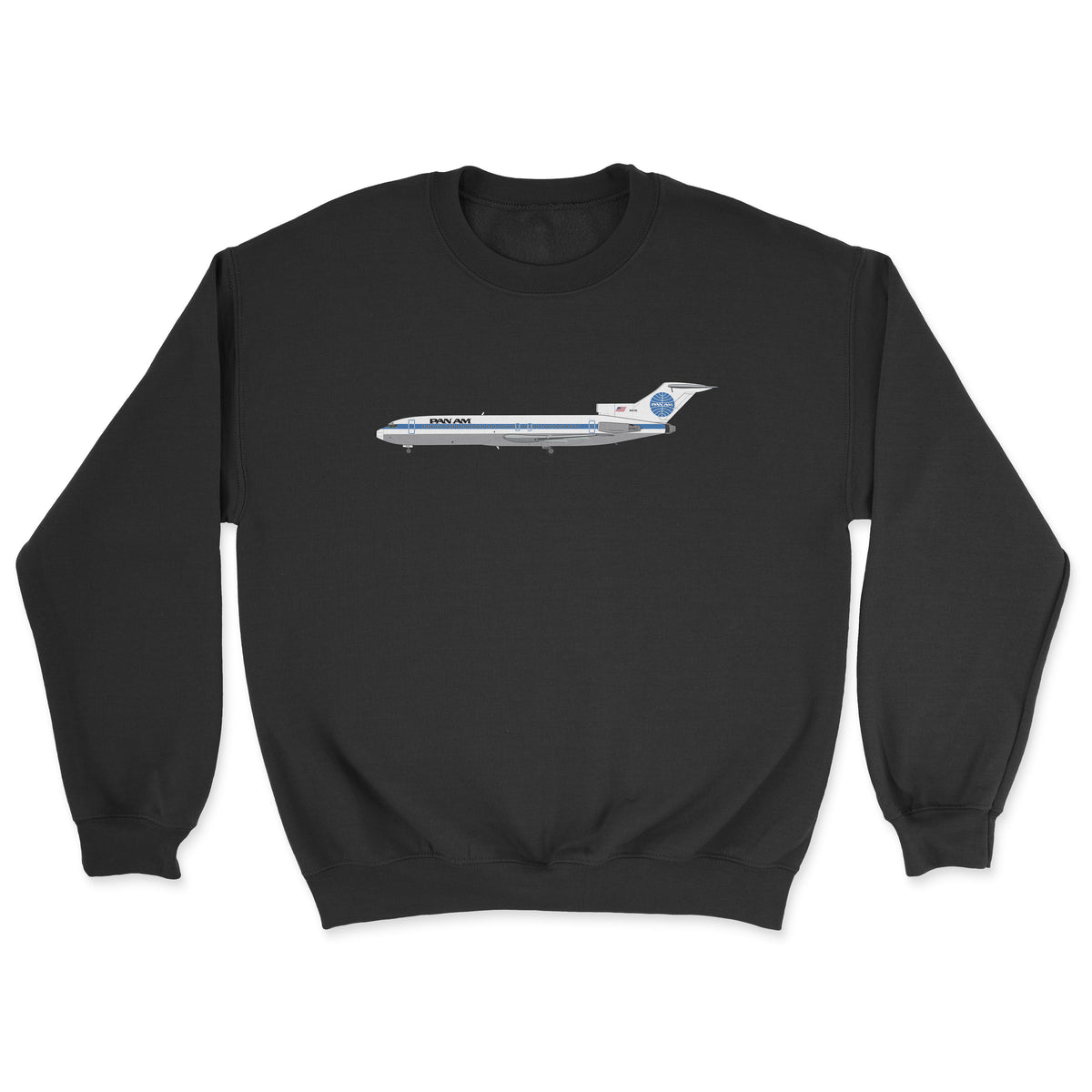 Pan Am Boeing 727 Unisex Sweatshirt - Black