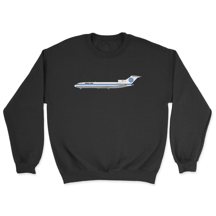 Pan Am Boeing 727 Unisex Sweatshirt - Black