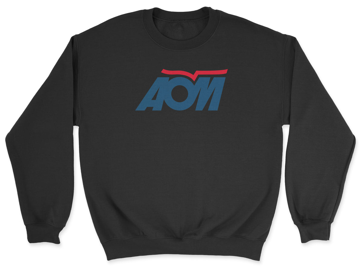 AOM French Airlines Unisex Sweatshirt - Black