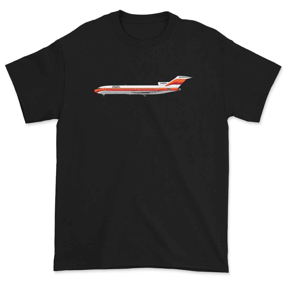 PSA Boeing 727 Unisex T-Shirt - Black