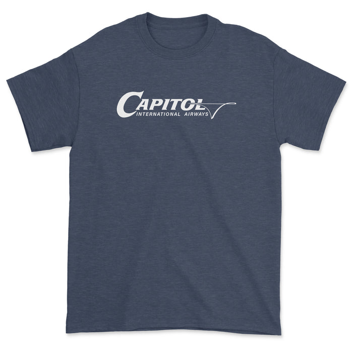 Capitol International Airways Unisex T-Shirt - Heather Navy
