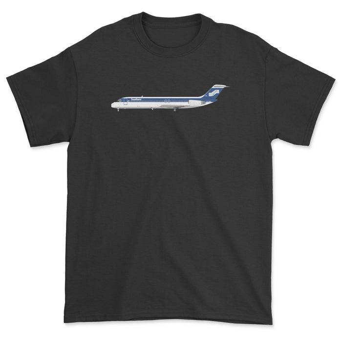 Southern Airways McDonnell Douglas DC-9 Unisex T-Shirt - Black