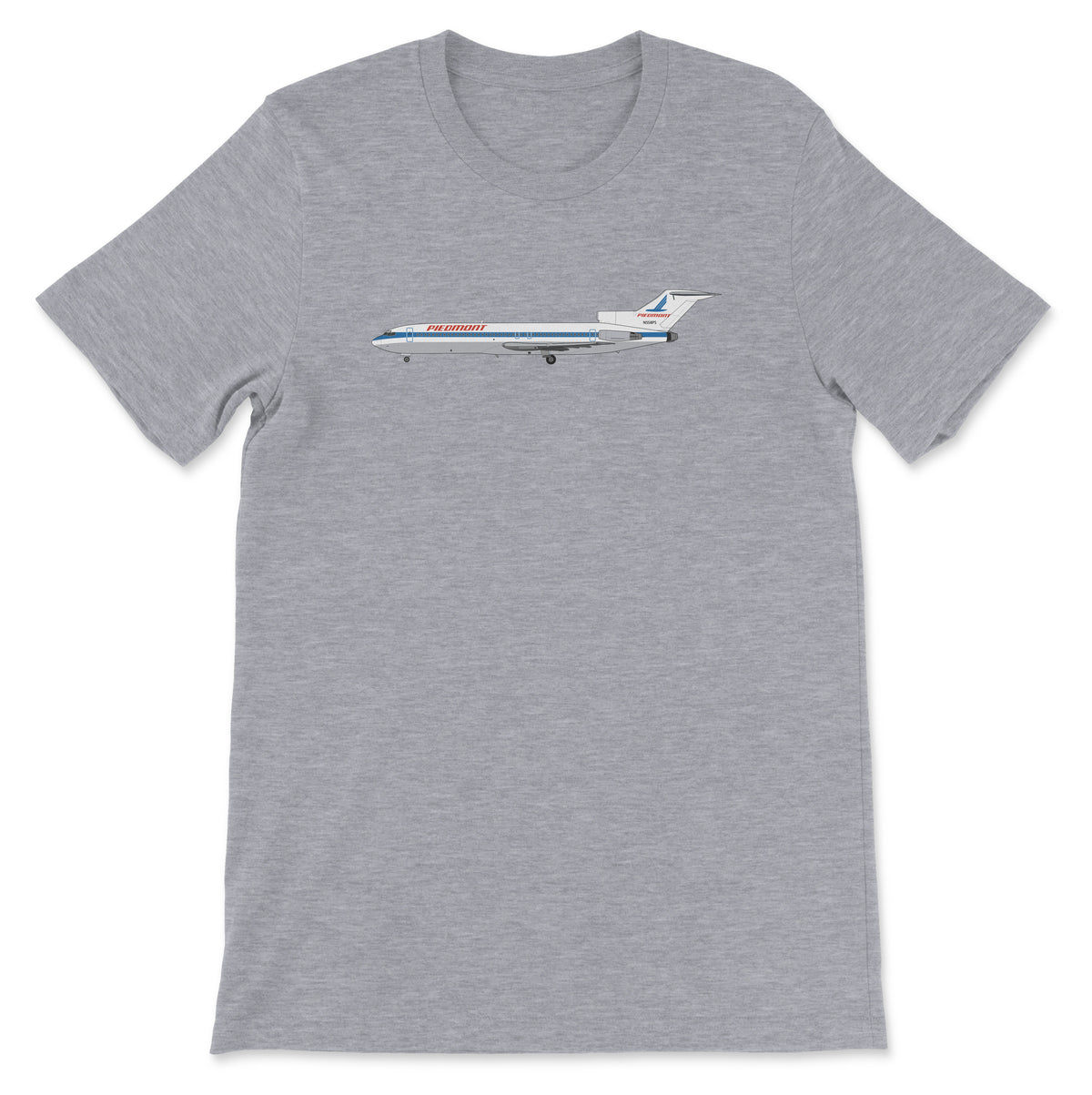 Piedmont Airlines Boeing 727 Unisex T-Shirt - Athletic Heather