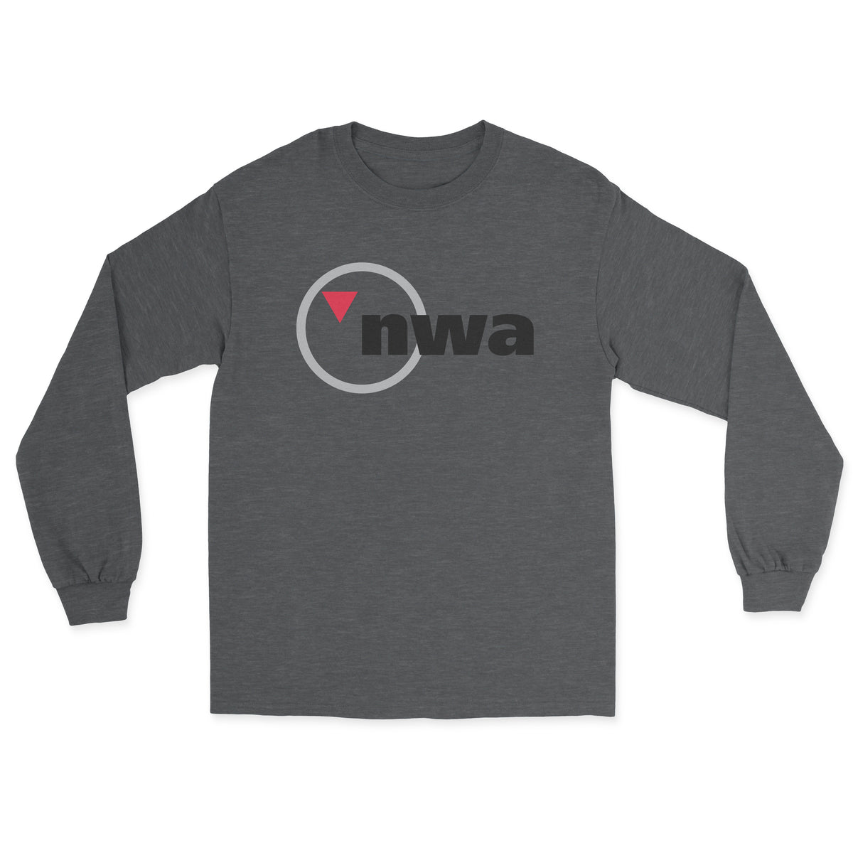 Northwest Airlines Unisex Long Sleeve T-Shirt - Dark Heather