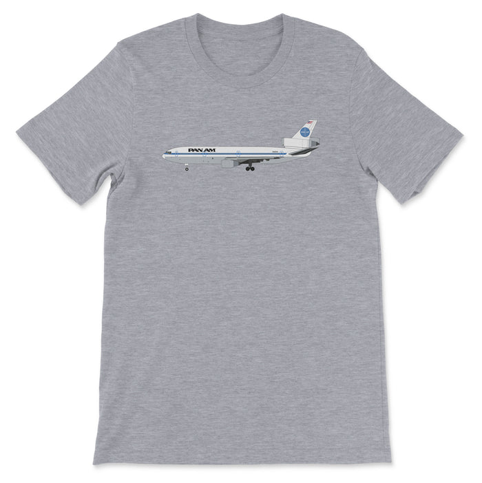 Pan Am Mcdonnell Douglas DC-10 Unisex T-Shirt - Athletic Heather