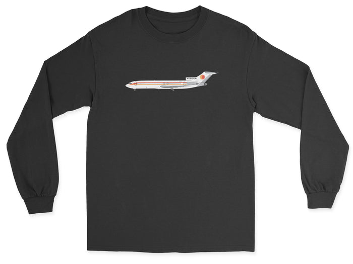 National Airlines Boeing 727 Unisex Long Sleeve T-Shirt - Black