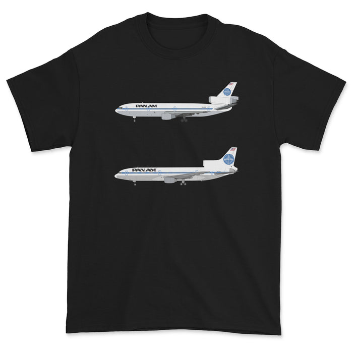 Pan Am DC-10, L-1011 Unisex T-Shirt - Black
