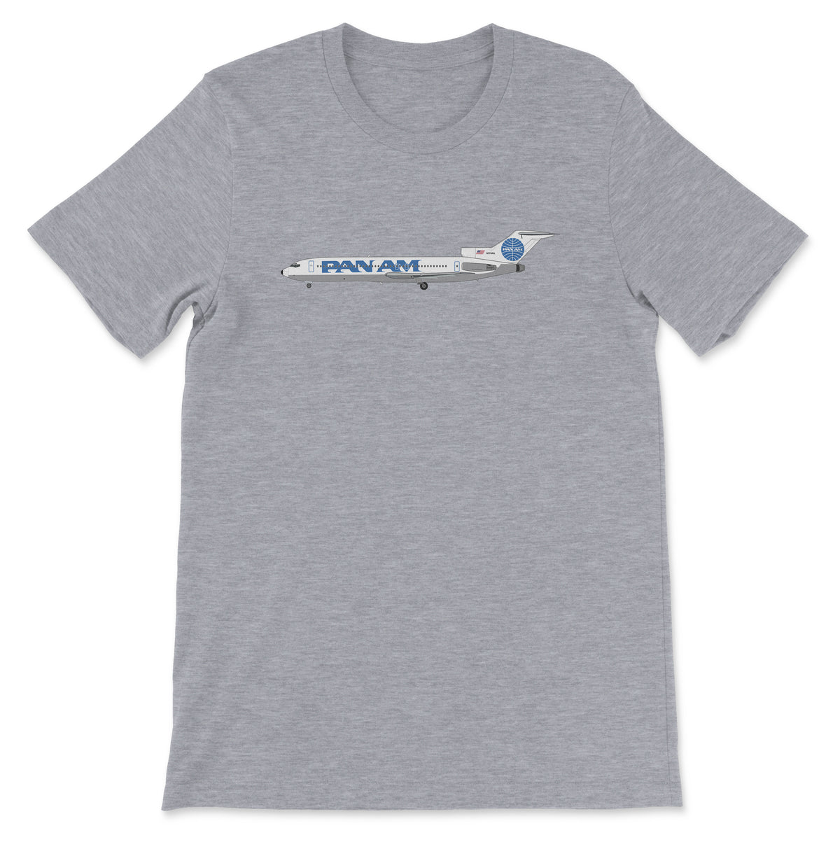 Pan Am Boeing 727 Unisex T-Shirt - Athletic Heather