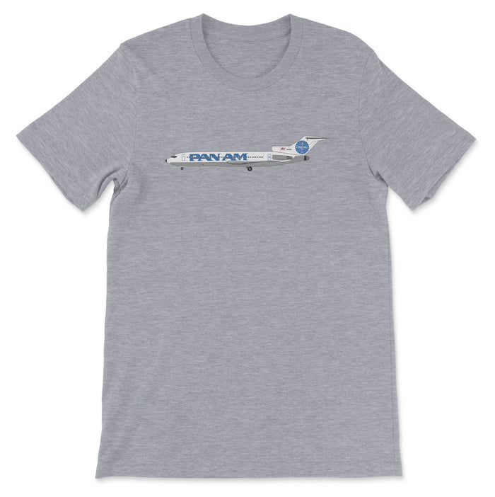 Pan Am Boeing 727 Unisex T-Shirt - Athletic Heather