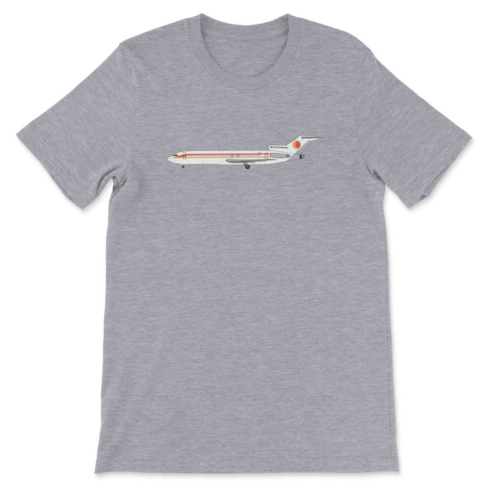 National Airlines Boeing 727 Unisex T-Shirt - Athletic Heather